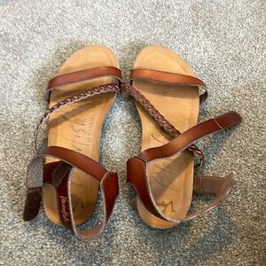 Blowfish leather sandals. Good condition